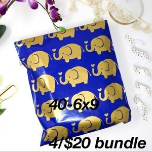 4/$20‎ Polymailers 40 (6x9) self sealing Elephants